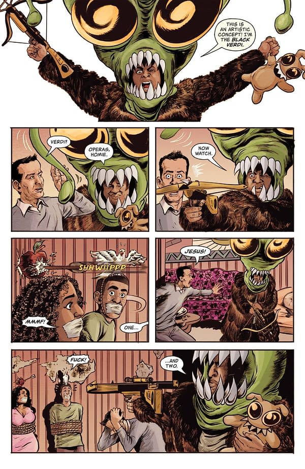 Interior preview page from AMERICAN CAPER #10 TYLER BOSS COVER