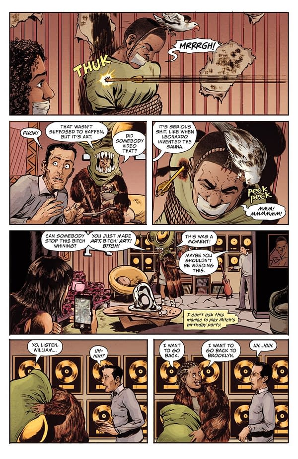 Interior preview page from AMERICAN CAPER #10 TYLER BOSS COVER
