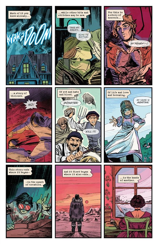 Interior preview page from THE PERFECTLY MONSTROUS LIFE OF ADAM FRANKENSTEIN DAVID TALASKI COVER