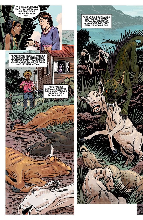 Interior preview page from BEAST OF BORIKEN #2 DANIEL IRIZARRI COVER