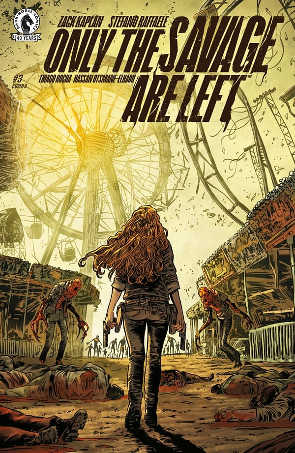 Cover image for ONLY THE SAVAGE ARE LEFT #3 STEFANO RAFFAELE COVER