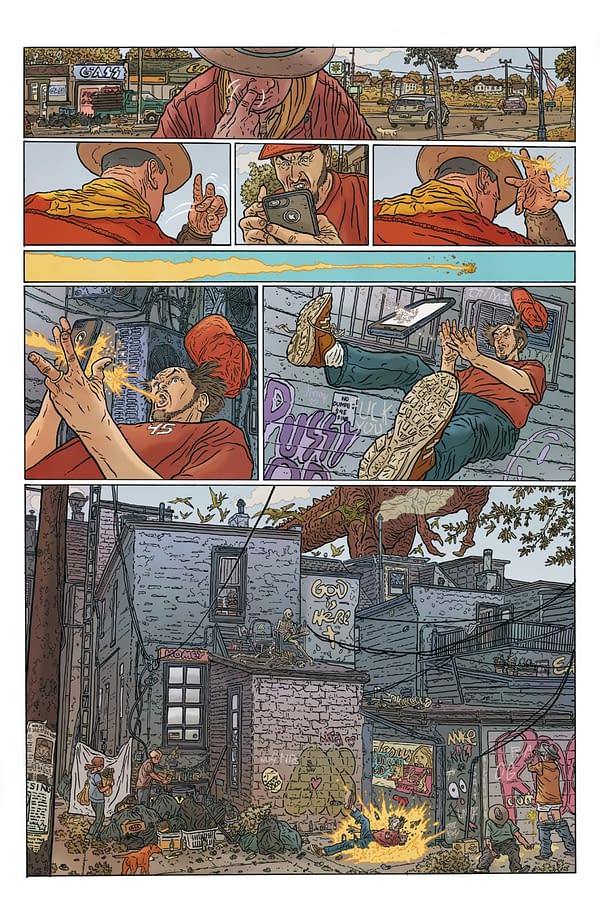 Interior preview page from SHAOLIN COWBOY: STAYING A.I.LIVE #2 GEOF DARROW COVER