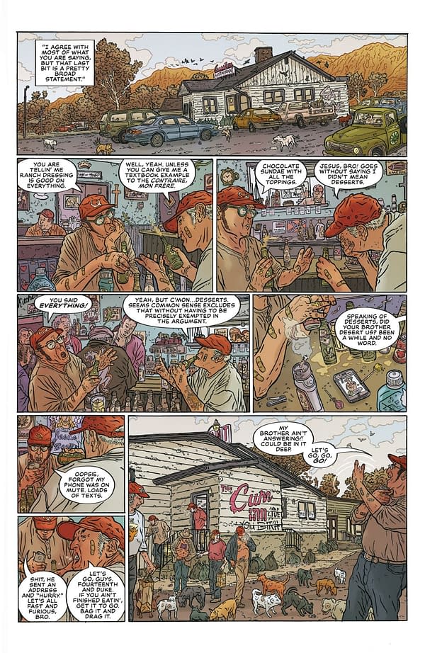 Interior preview page from SHAOLIN COWBOY: STAYING A.I.LIVE #2 GEOF DARROW COVER