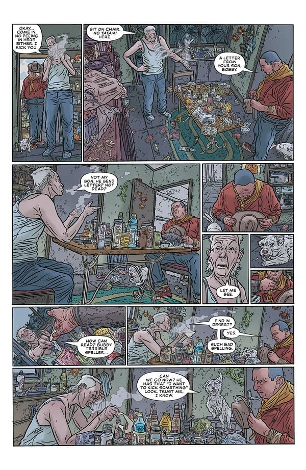 Interior preview page from SHAOLIN COWBOY: STAYING A.I.LIVE #2 GEOF DARROW COVER