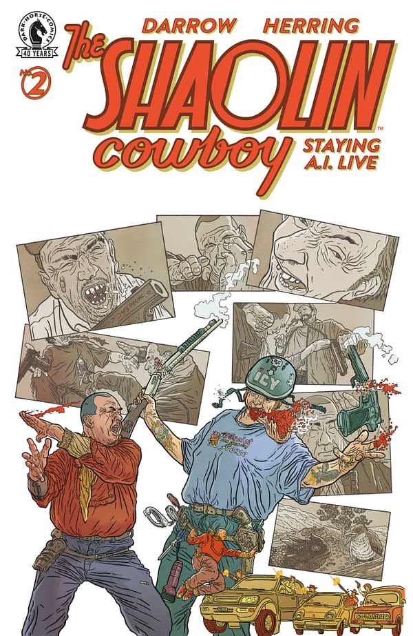 Cover image for SHAOLIN COWBOY: STAYING A.I.LIVE #2 GEOF DARROW COVER