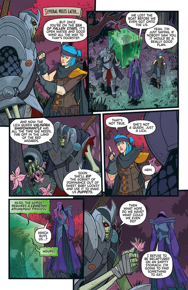 Interior preview page from DUNGEONS & DRAGONS: TOTAL PARTY KILLERS #2 ELIZABETH BEALS COVER