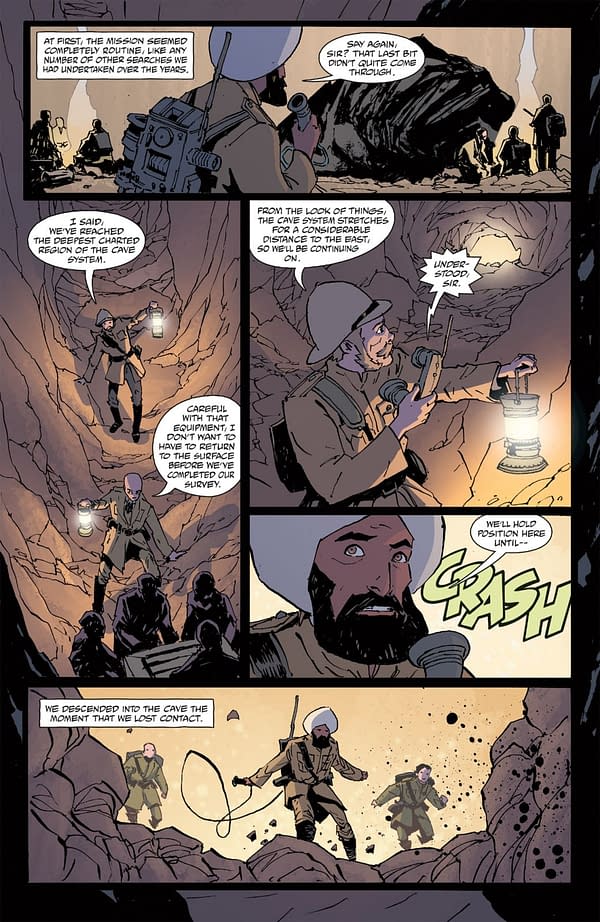 Interior preview page from THE FOUNDRY #1 CHRISTOPHER MITTEN COVER