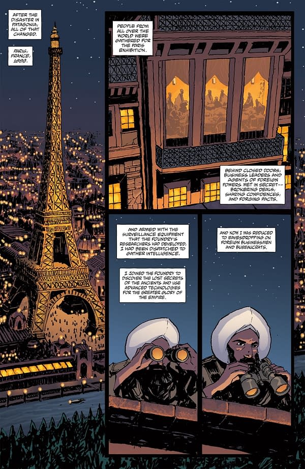 Interior preview page from THE FOUNDRY #1 CHRISTOPHER MITTEN COVER