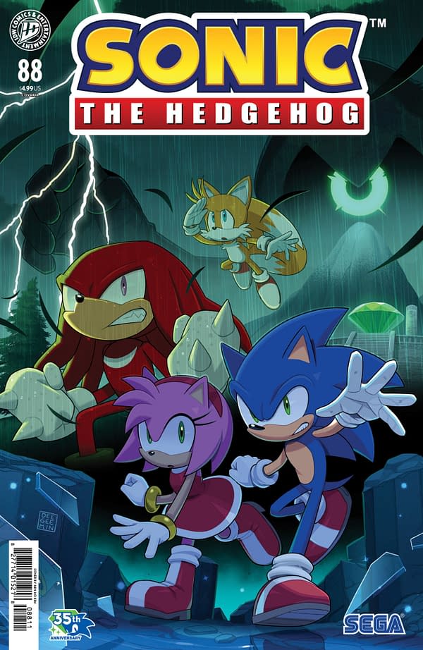 Cover image for SONIC THE HEDGEHOG #88 MIN HO KIM COVER