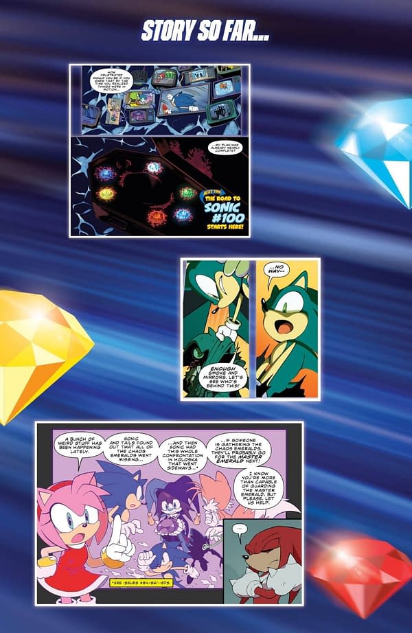 Interior preview page from SONIC THE HEDGEHOG #88 MIN HO KIM COVER