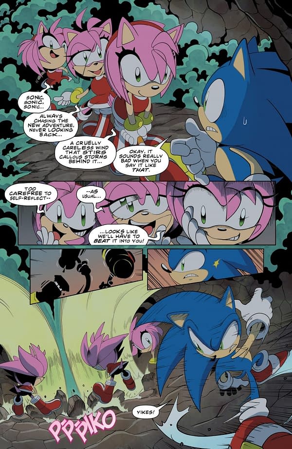 Interior preview page from SONIC THE HEDGEHOG #88 MIN HO KIM COVER