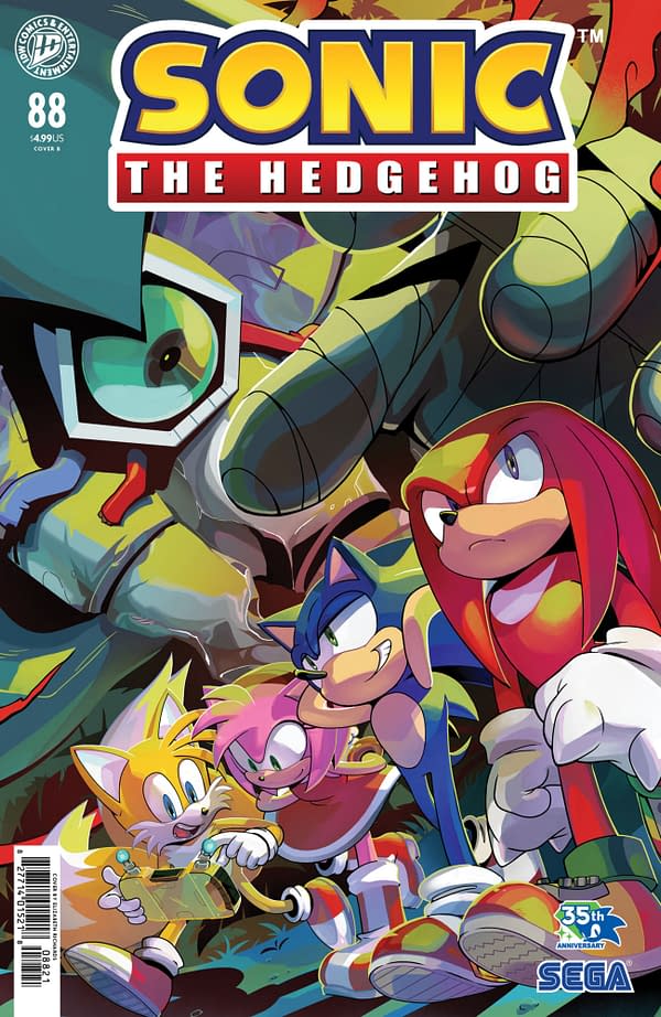Cover image for Sonic the Hedgehog #88 Variant B (Richards)