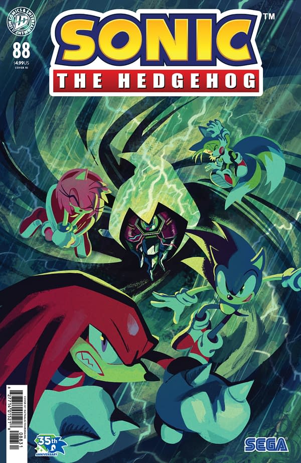 Cover image for Sonic the Hedgehog #88 Variant RI (15) (Fourdraine)
