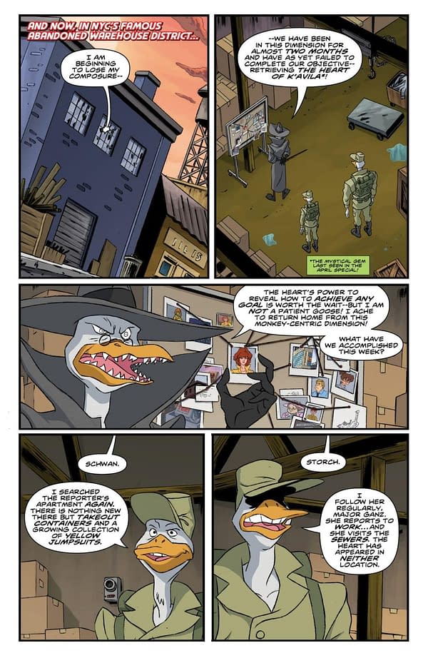 Interior preview page from TEENAGE MUTANT NINJA TURTLES: SATURDAY MORNING ADVENTURES #40 DAN SCHOENING COVER