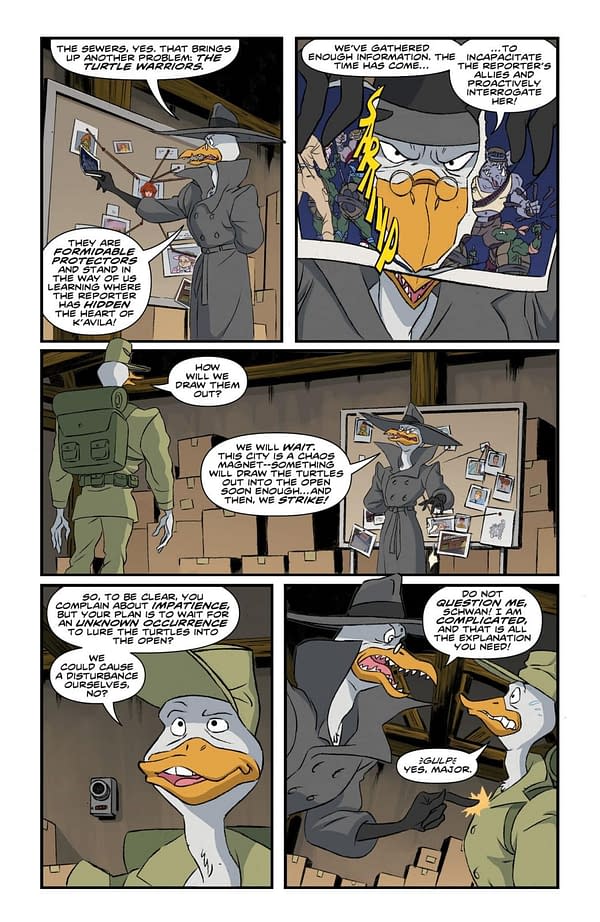 Interior preview page from TEENAGE MUTANT NINJA TURTLES: SATURDAY MORNING ADVENTURES #40 DAN SCHOENING COVER