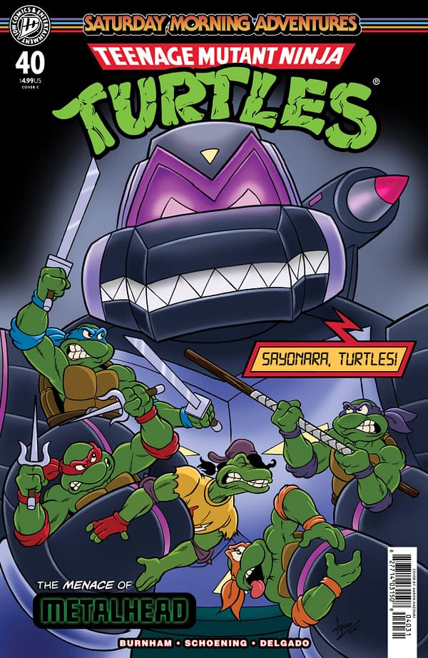Cover image for Teenage Mutant Ninja Turtles: Saturday Morning Adventures #40 Variant C (Hazouri)
