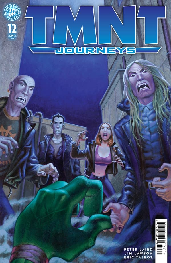 Cover image for TMNT: JOURNEYS #12 JIM LAWSON COVER