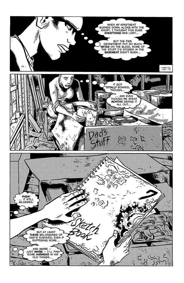 Interior preview page from TMNT: JOURNEYS #12 JIM LAWSON COVER