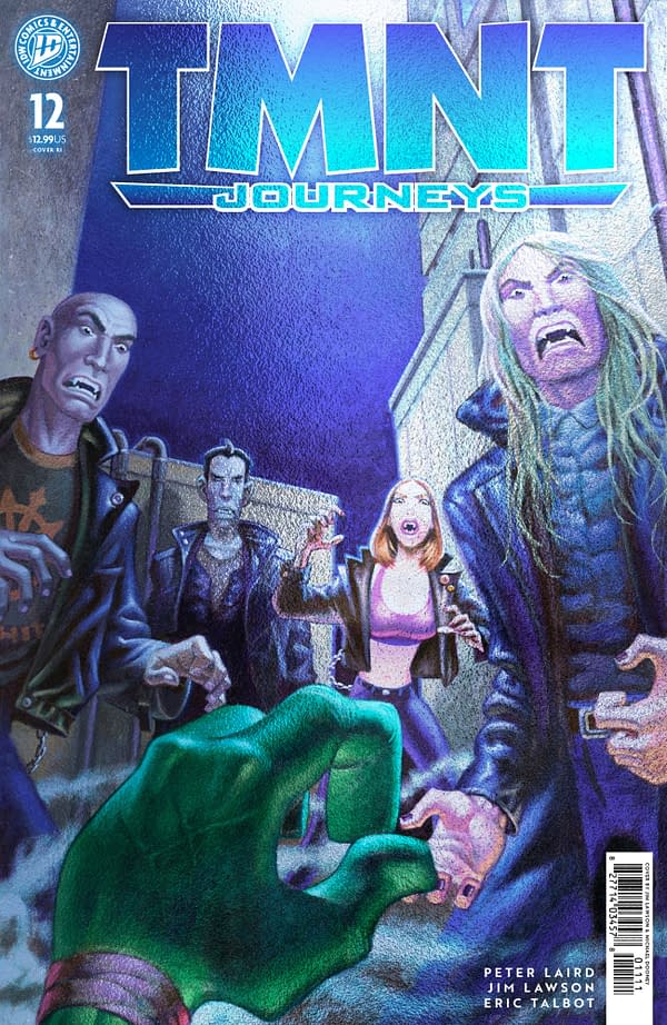 Cover image for TMNT: Journeys #12 Variant RI (10) Foil (Dooney & Lawson)