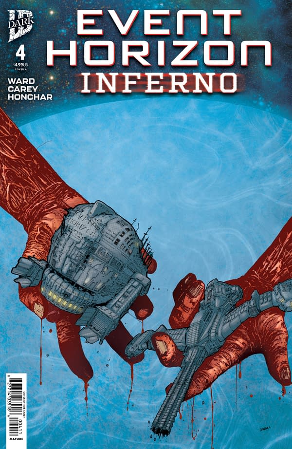 Cover image for EVENT HORIZON: INFERNO #4 ROB CAREY COVER