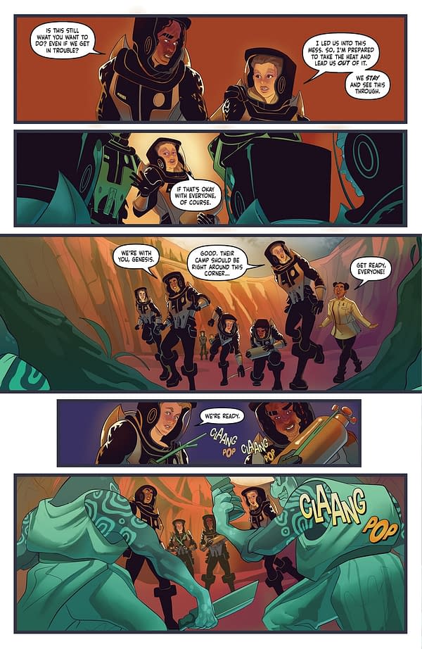 Interior preview page from STAR TREK: STARFLEET ACADEMY - LOST CONTACT #5 CORALI ESPUNA COVER
