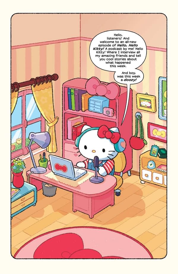 Interior preview page from HELLO KITTY AND FRIENDS: HELLO WORLD! #1 PAULINA GANUCHEAU COVER
