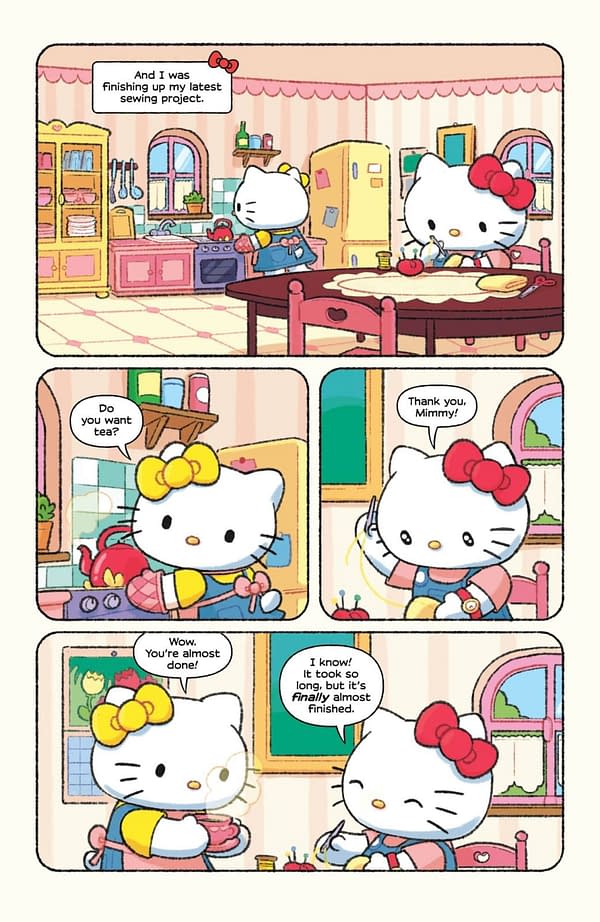 Interior preview page from HELLO KITTY AND FRIENDS: HELLO WORLD! #1 PAULINA GANUCHEAU COVER