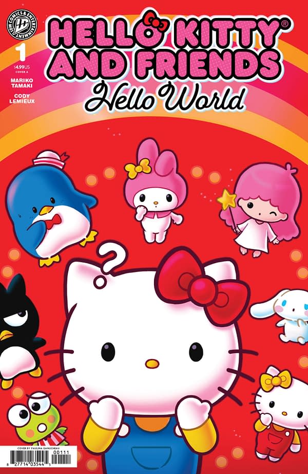 Cover image for HELLO KITTY AND FRIENDS: HELLO WORLD! #1 PAULINA GANUCHEAU COVER