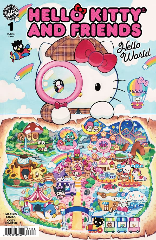 Cover image for Hello Kitty and Friends: Hello World! #1 Variant B (Gonzales)