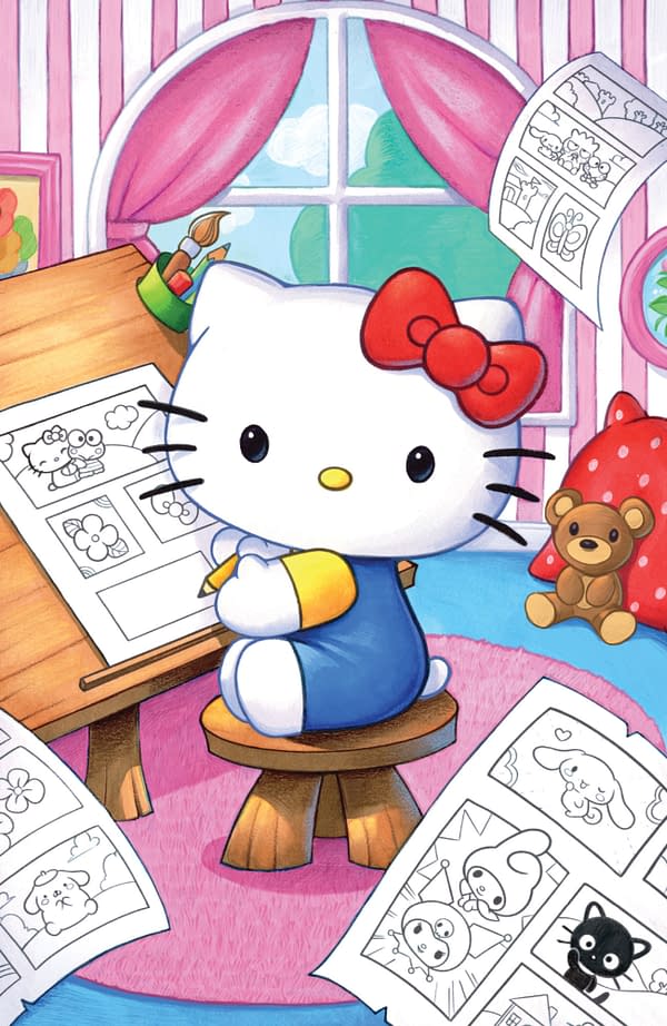 Cover image for Hello Kitty and Friends: Hello World! #1 Variant RI (50) (Zullo Uminga Full Art)