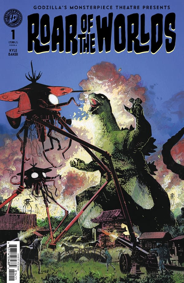 Cover image for Godzilla's Monsterpiece Theatre Presents: Roar of the Worlds Variant B (Baker)