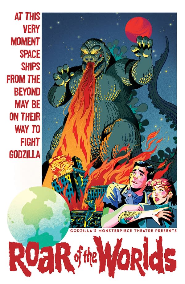 Cover image for Godzilla's Monsterpiece Theatre Presents: Roar of the Worlds Variant RI (10) (Goux)