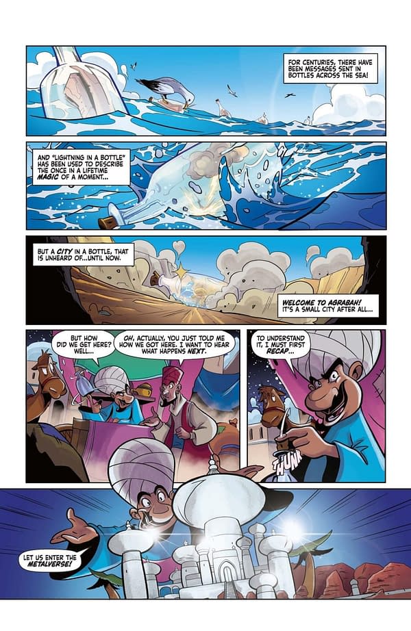 Interior preview page from Aladdin #3