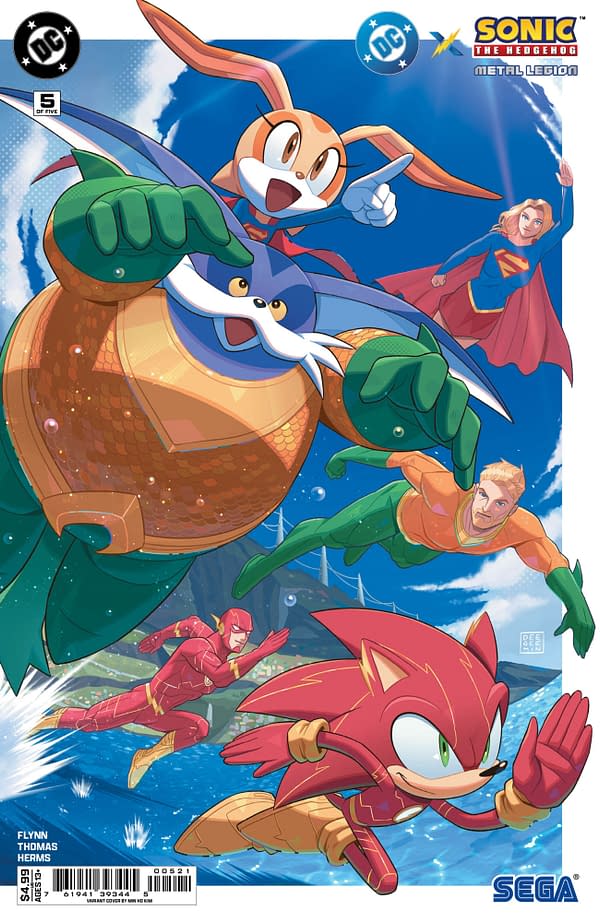 Cover image for DC x Sonic the Hedgehog: The Metal Legion #5