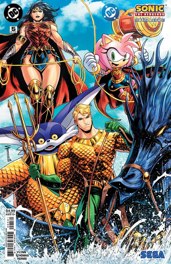 Cover image for DC x Sonic the Hedgehog: The Metal Legion #5
