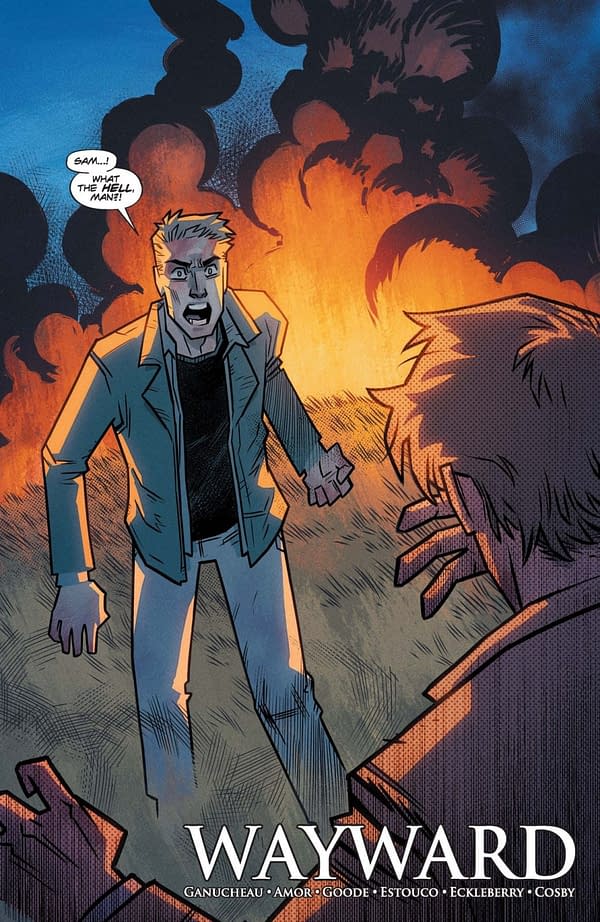 Interior preview page from Supernatural: Wayward Special #1
