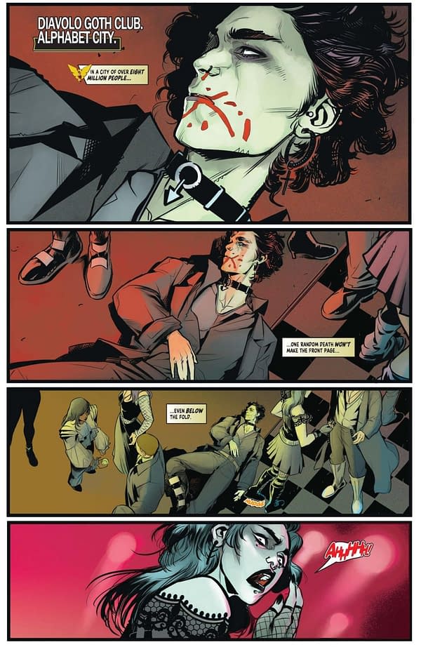 Interior preview page from Vampirella x Witchblade Special #1