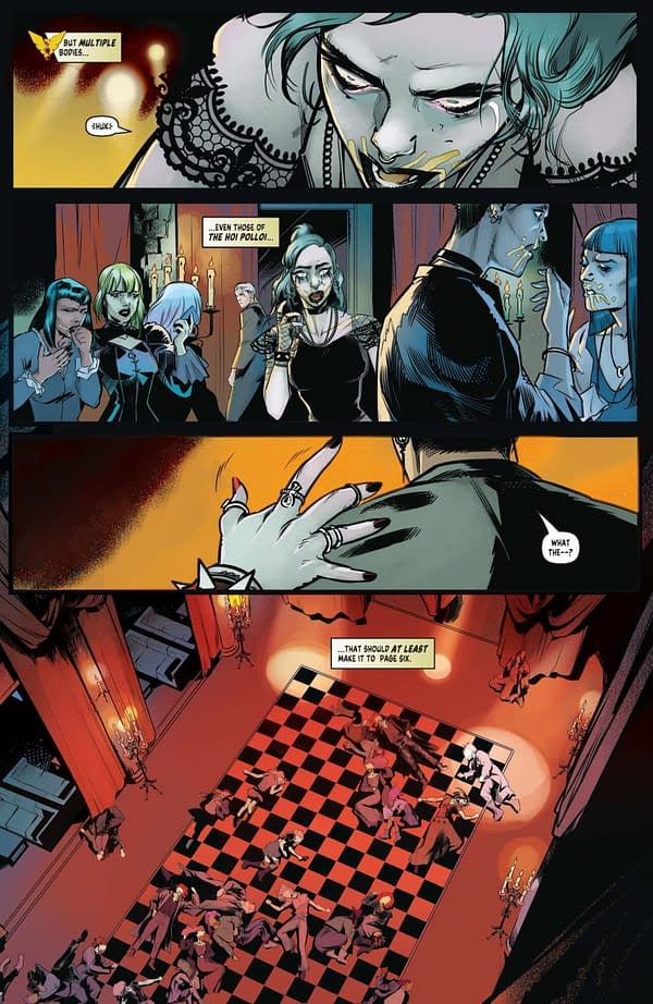 Interior preview page from Vampirella x Witchblade Special #1