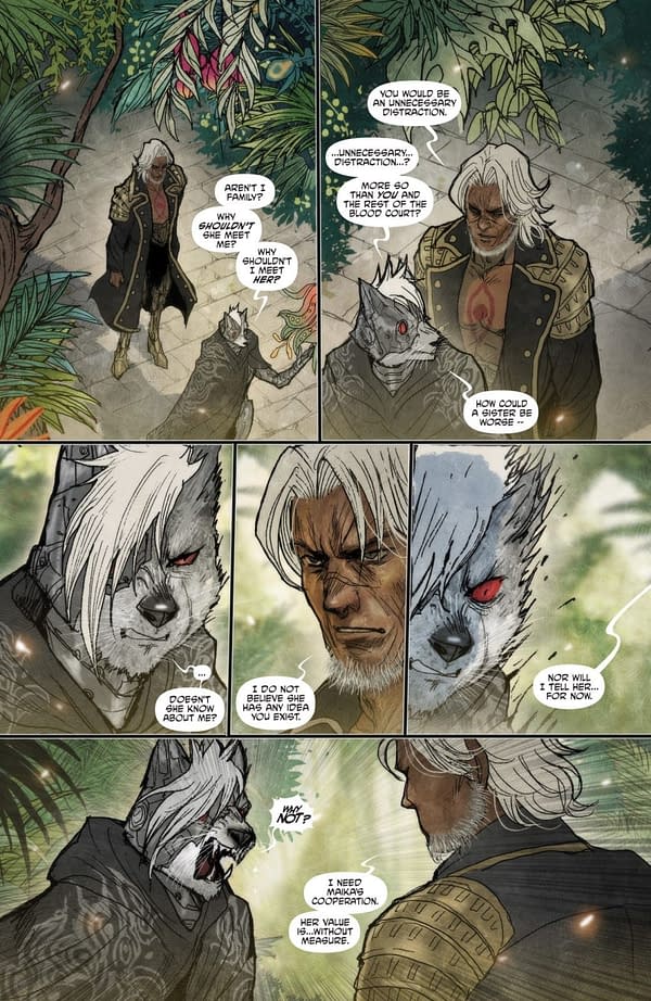 Interior preview page from Monstress #64