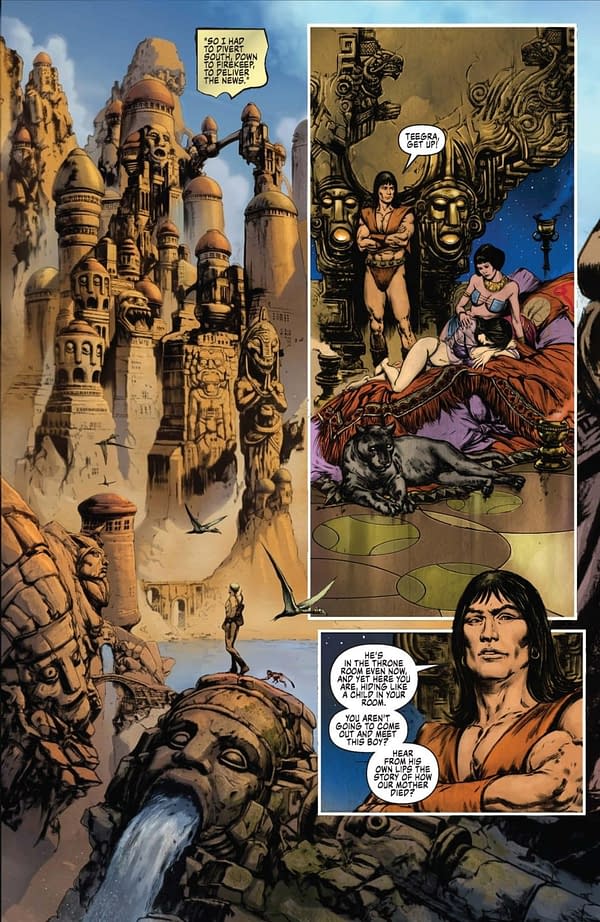 Fire and Ice #5 Preview: Larn Comes Home to a Hero's Welcome