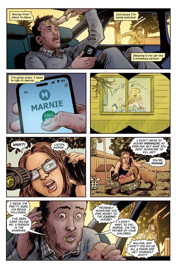 Interior preview page from AMERICAN CAPER #11 TYLER BOSS COVER