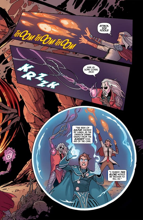 Interior preview page from MAGIC: THE GATHERING: UNTOLD STORIES--JACE #4 CAITLIN YARSKY COVER