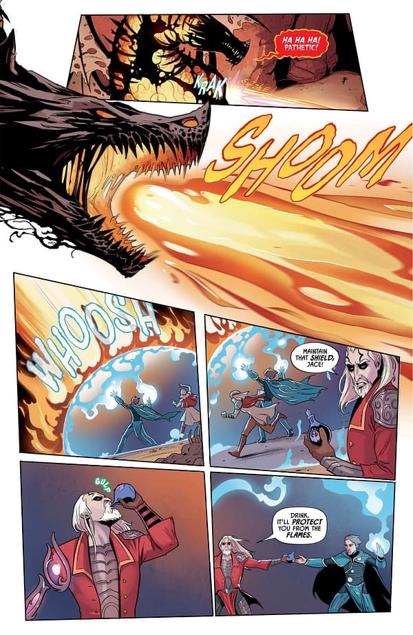 Interior preview page from MAGIC: THE GATHERING: UNTOLD STORIES--JACE #4 CAITLIN YARSKY COVER