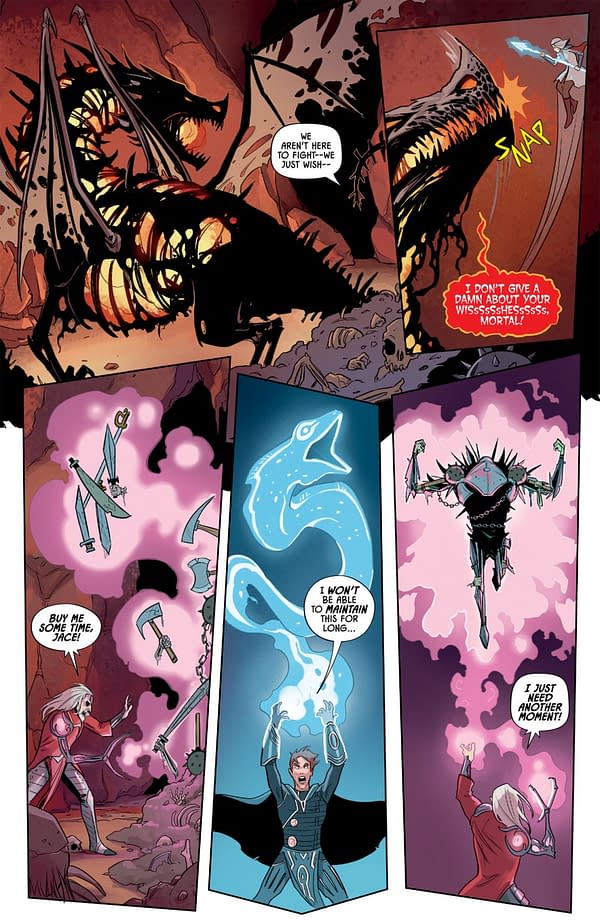 Interior preview page from MAGIC: THE GATHERING: UNTOLD STORIES--JACE #4 CAITLIN YARSKY COVER