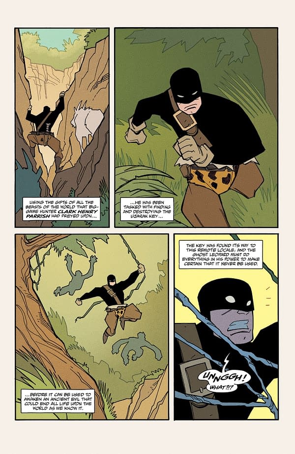 Interior preview page from YOUNG HELLBOY: THRILLING SKY ADVENTURES #3 CRAIG ROUSSEAU COVER