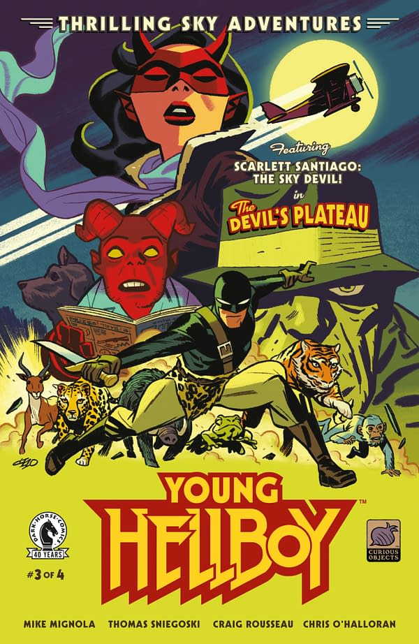 Cover image for Young Hellboy: Thrilling Sky Adventures #3 (CVR B) (Michael Cho)