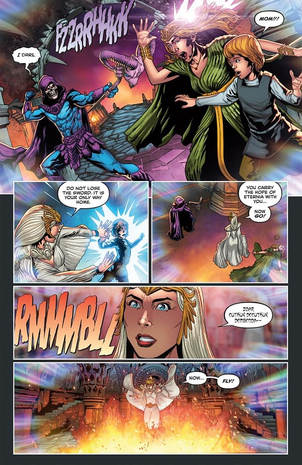 Interior preview page from HE-MAN AND THE MASTERS OF THE UNIVERSE: THE WINGS OF FATE #3 WILL SLINEY COVER