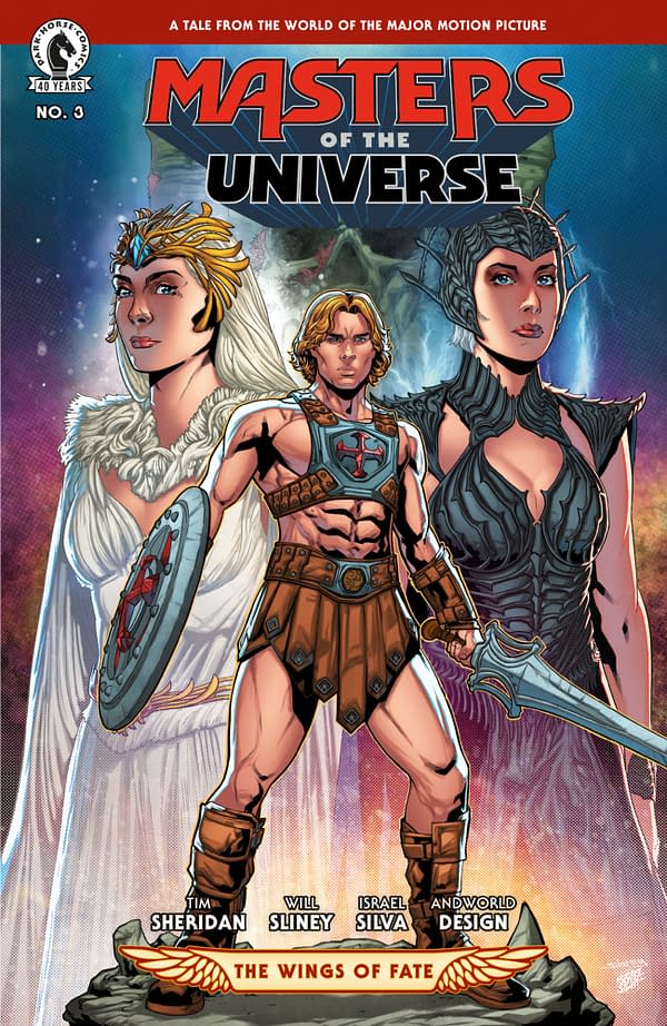 Cover image for HE-MAN AND THE MASTERS OF THE UNIVERSE: THE WINGS OF FATE #3 WILL SLINEY COVER