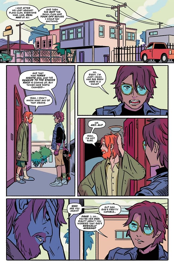 Interior preview page from SKATE ALI #4 NATACHA BUSTOS COVER
