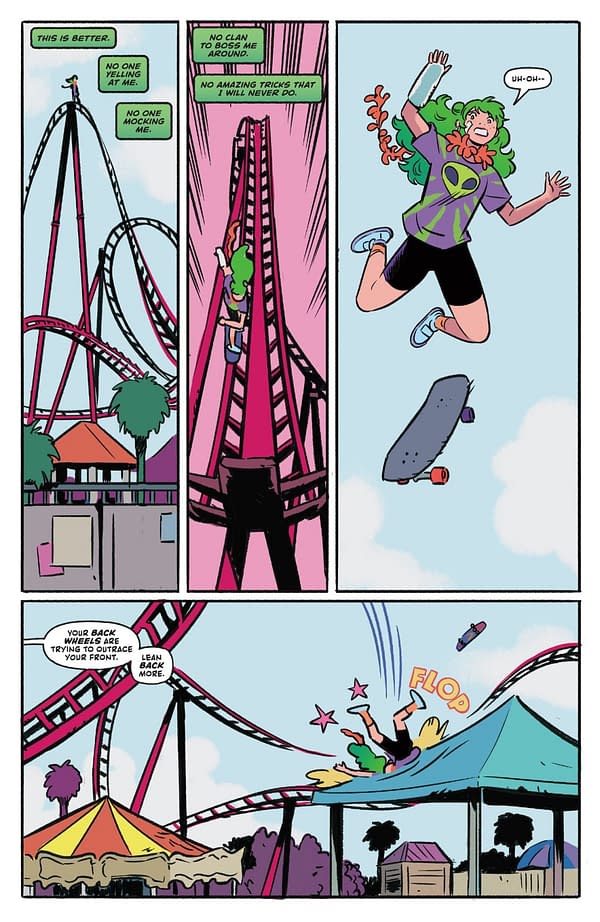 Interior preview page from SKATE ALI #4 NATACHA BUSTOS COVER